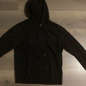 Gap arch true black zip up hoodie